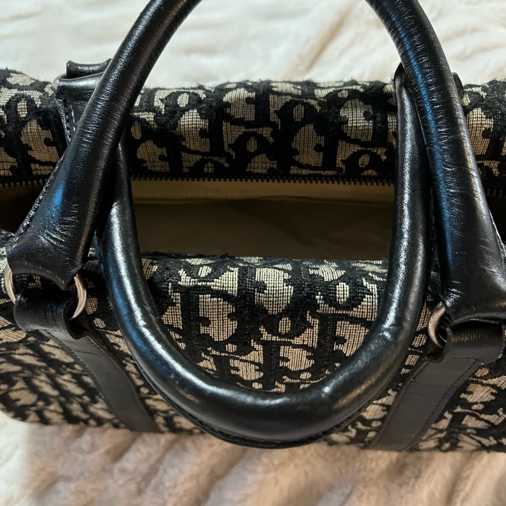 Vintage Blue and Tan monogram DIOR Bag 💖💖💖💖 - Picture 8 of 17